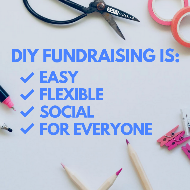 DIY Fundraising - Does your nonprofit organization have a DIY Fundraising program in place? Zuri Group can help!