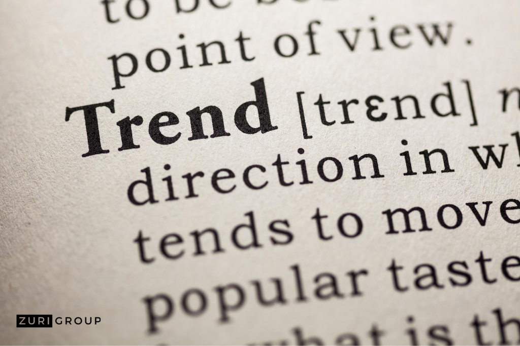 dictionary definition of trend
